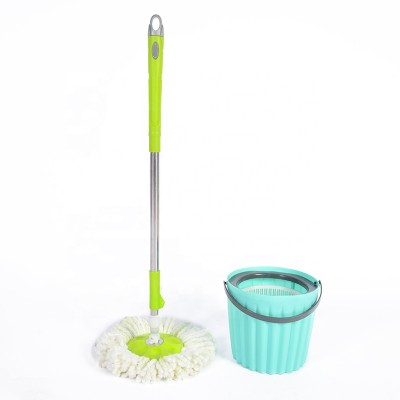 spin magic mop 360 with microfiber refill and stainless twisted pole eight type iron man